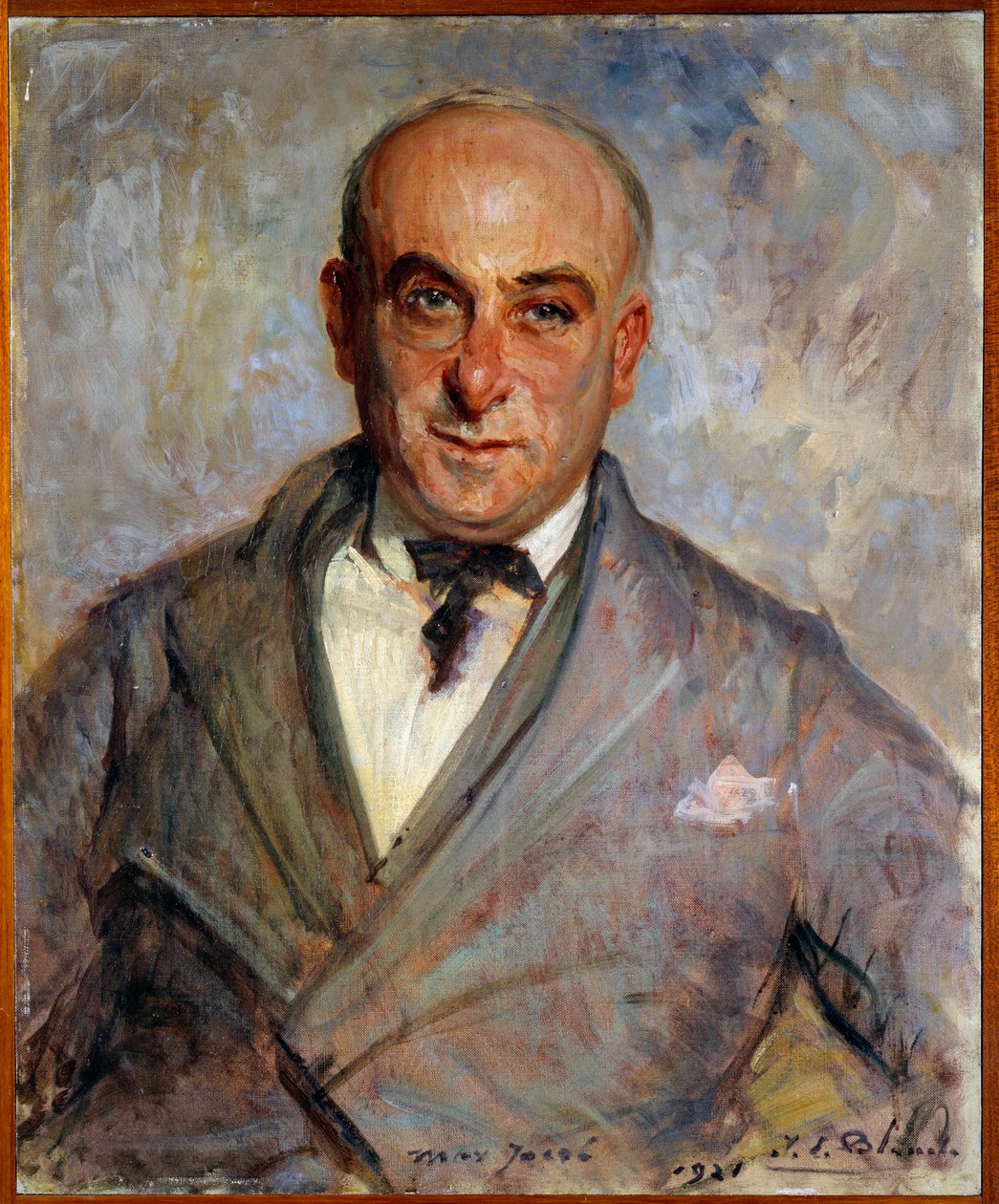 Portret van Max Jacob (1876-1944) Franse dichter door Jacques Emile Blanche