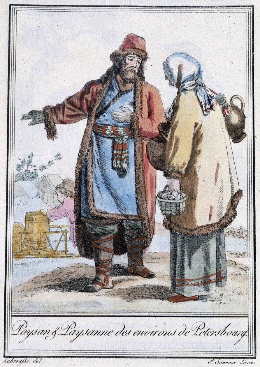 Boer en boerin van Petersburg - in 