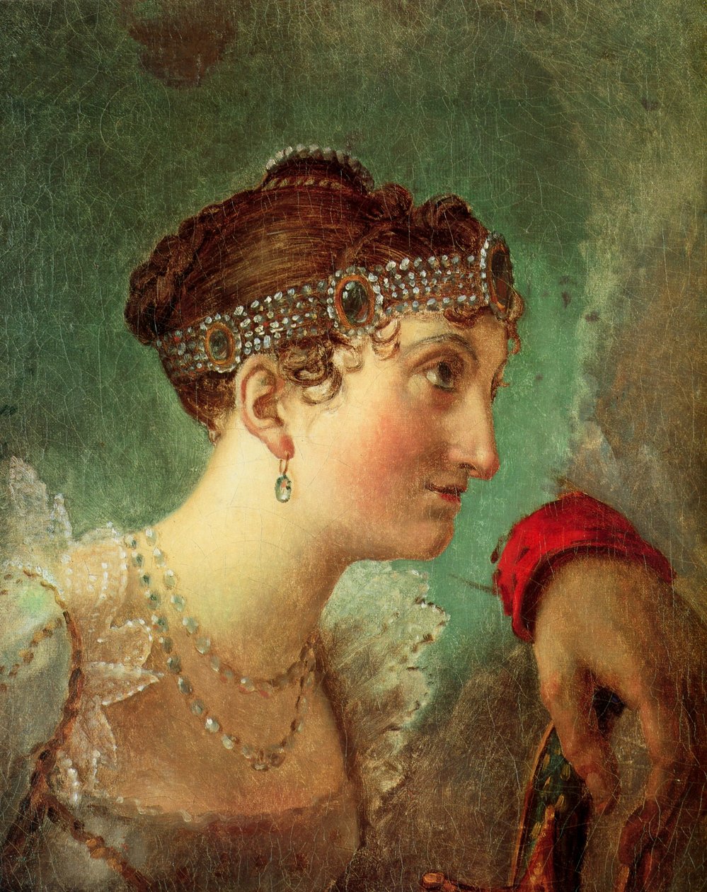 Adélaïde de La Rochefoucauld door Jacques Louis David