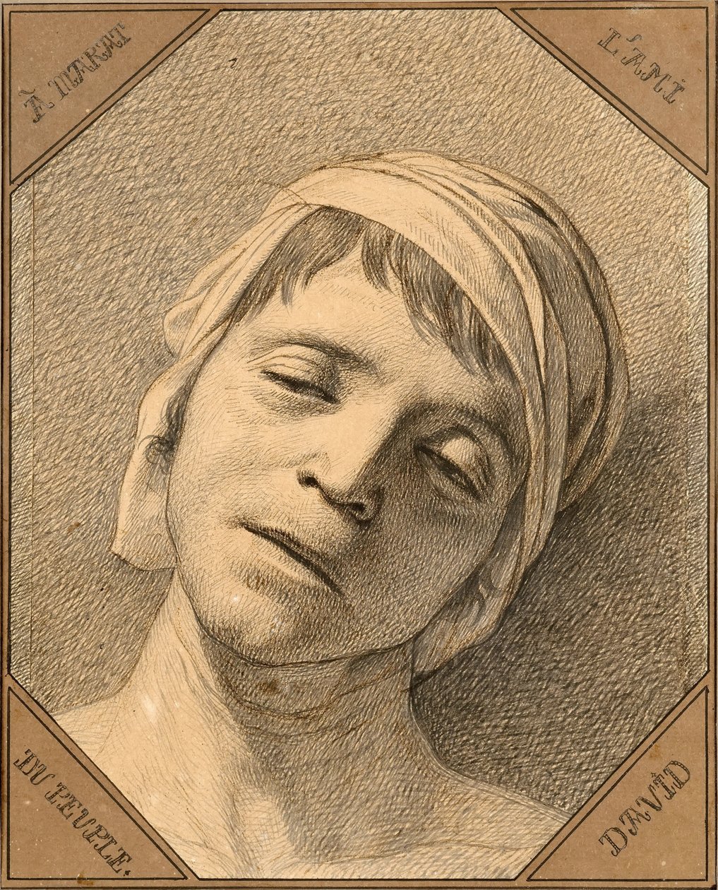 Jean Paul Marat door Jacques Louis David