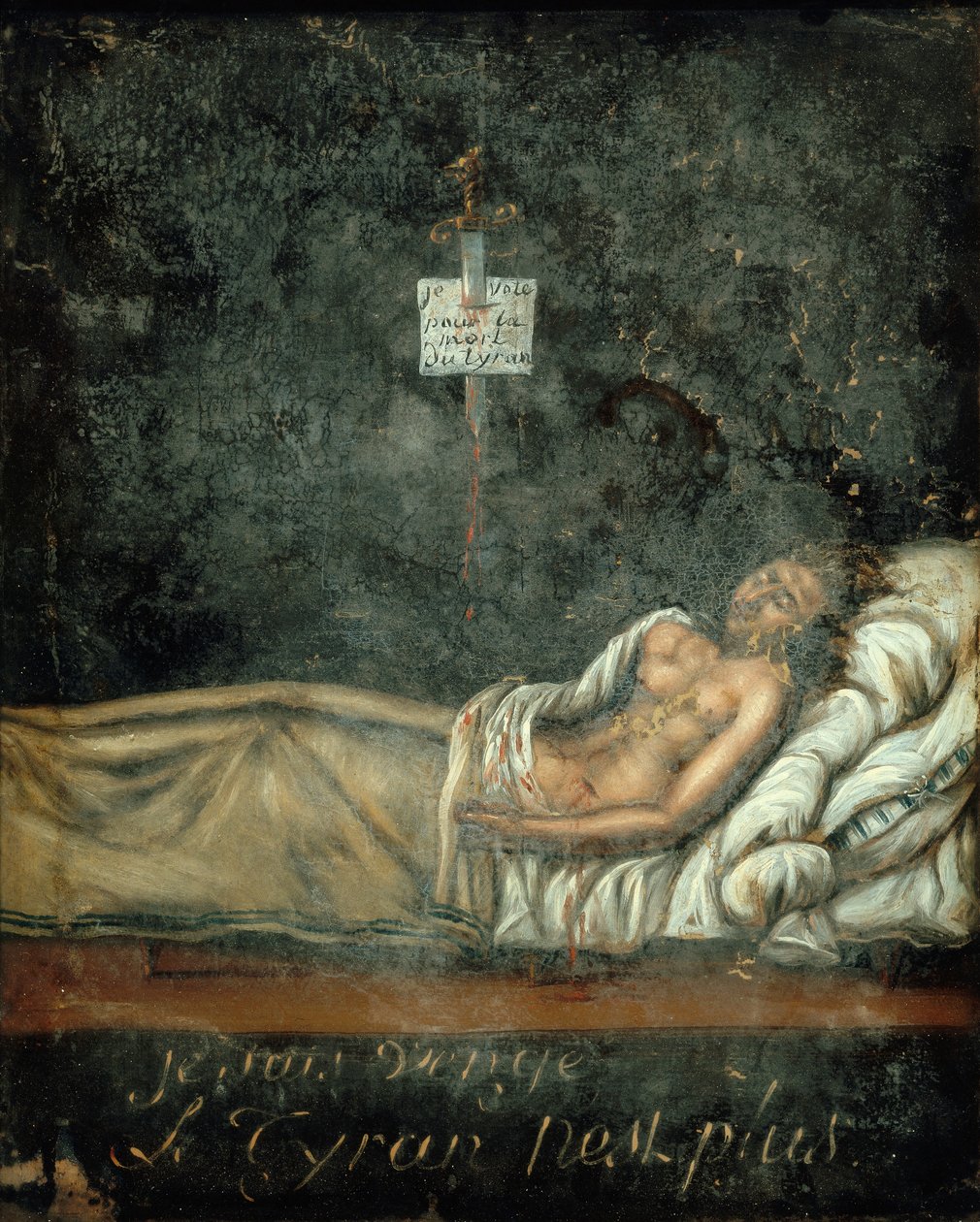 Louis-Michel Le Peletier, Markies de Saint-Fargeau 1760-1793 op zijn sterfbed door Jacques Louis David
