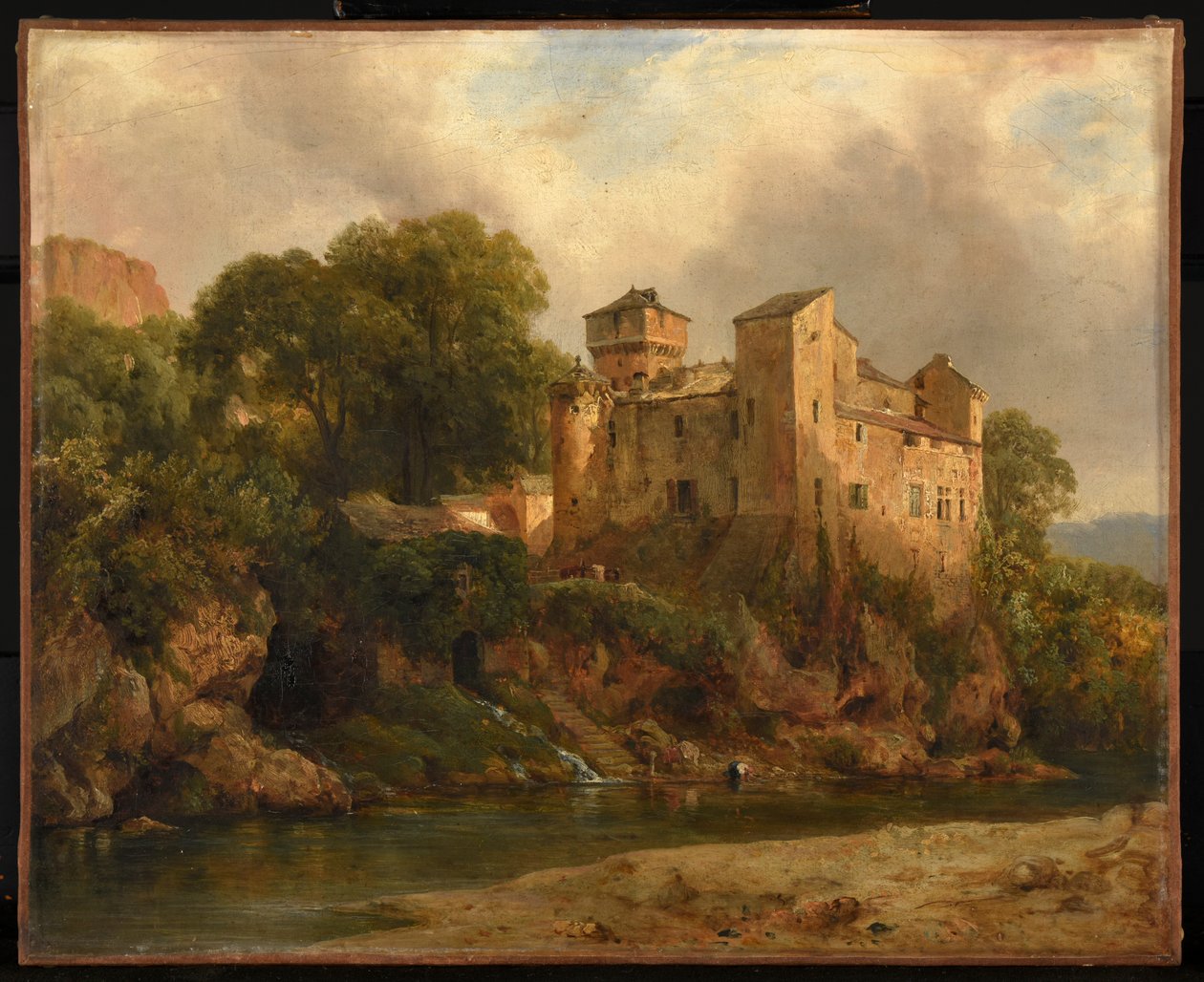 Kasteel door Jacques Raymond Brascassat