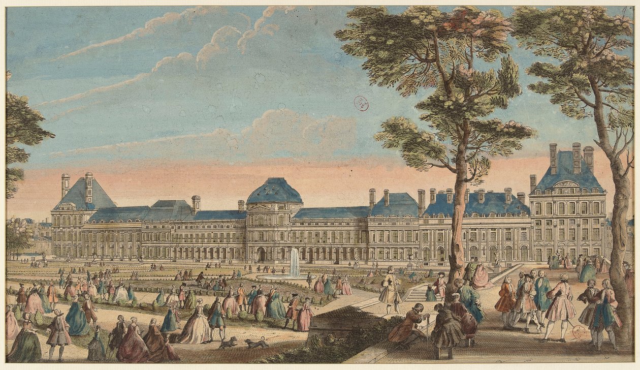 De promenades van het Tuilerieënpaleis door Jacques Rigaud