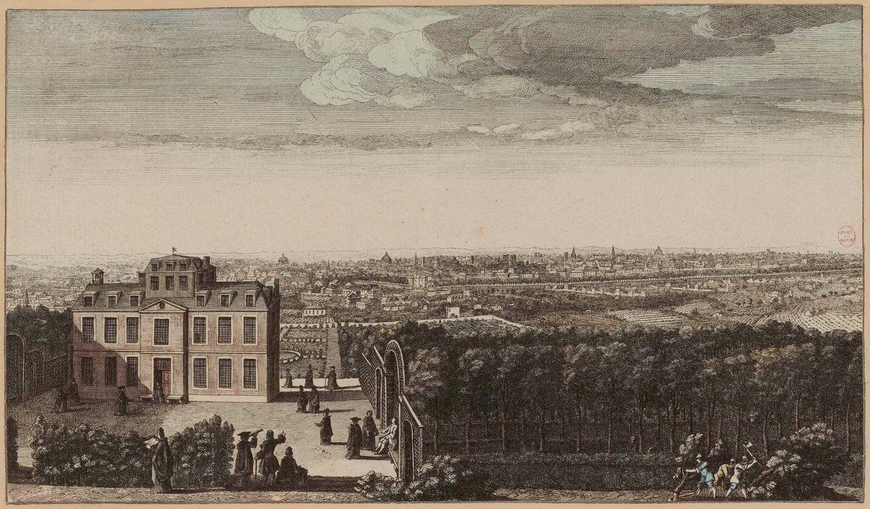 Huis van Père de la Chaise op Mont-Louis door Jacques Rigaud