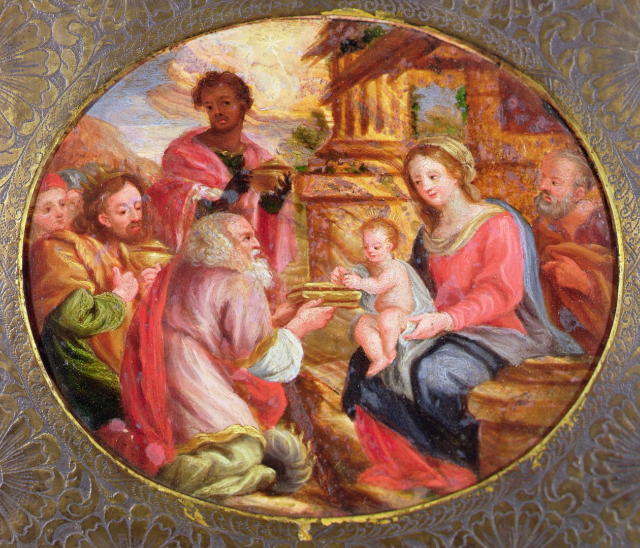 Aanbidding der Wijzen door Jacques Stella