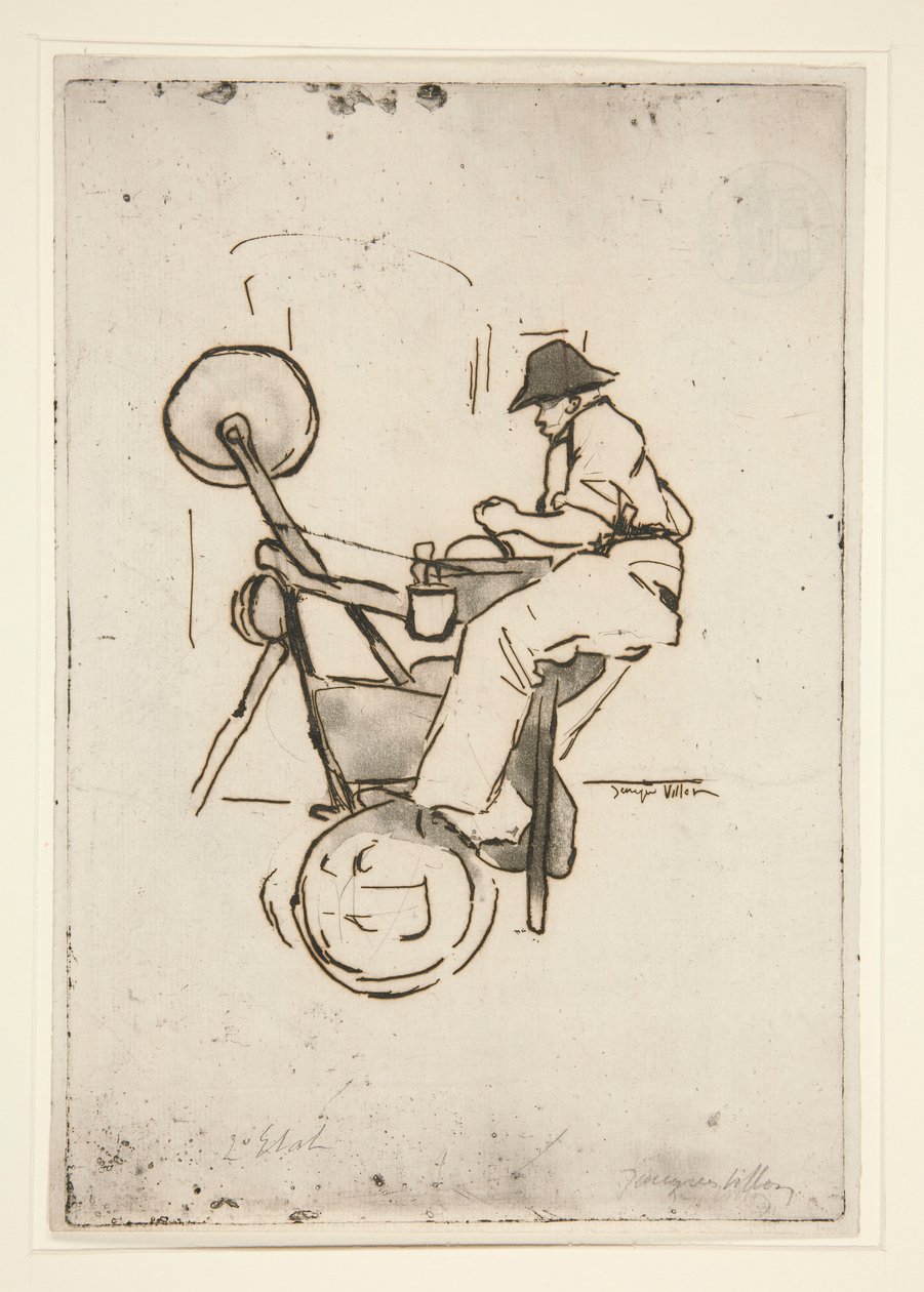 De Messenslijper door Jacques Villon
