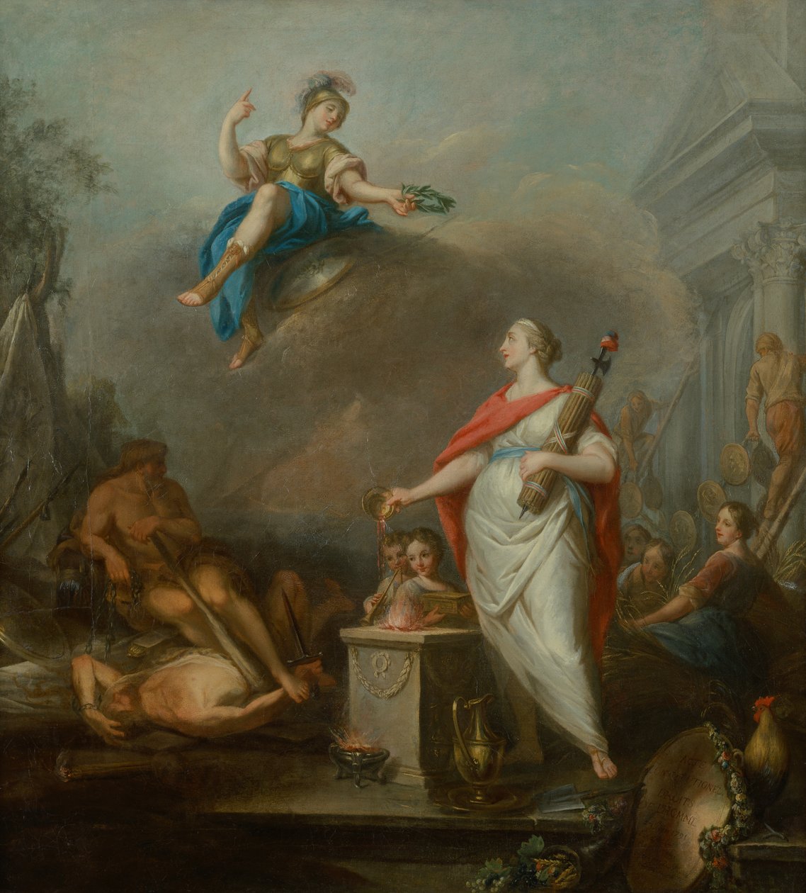 Allegorie van de Revolutie van 1789 door Jacques Wilbaut