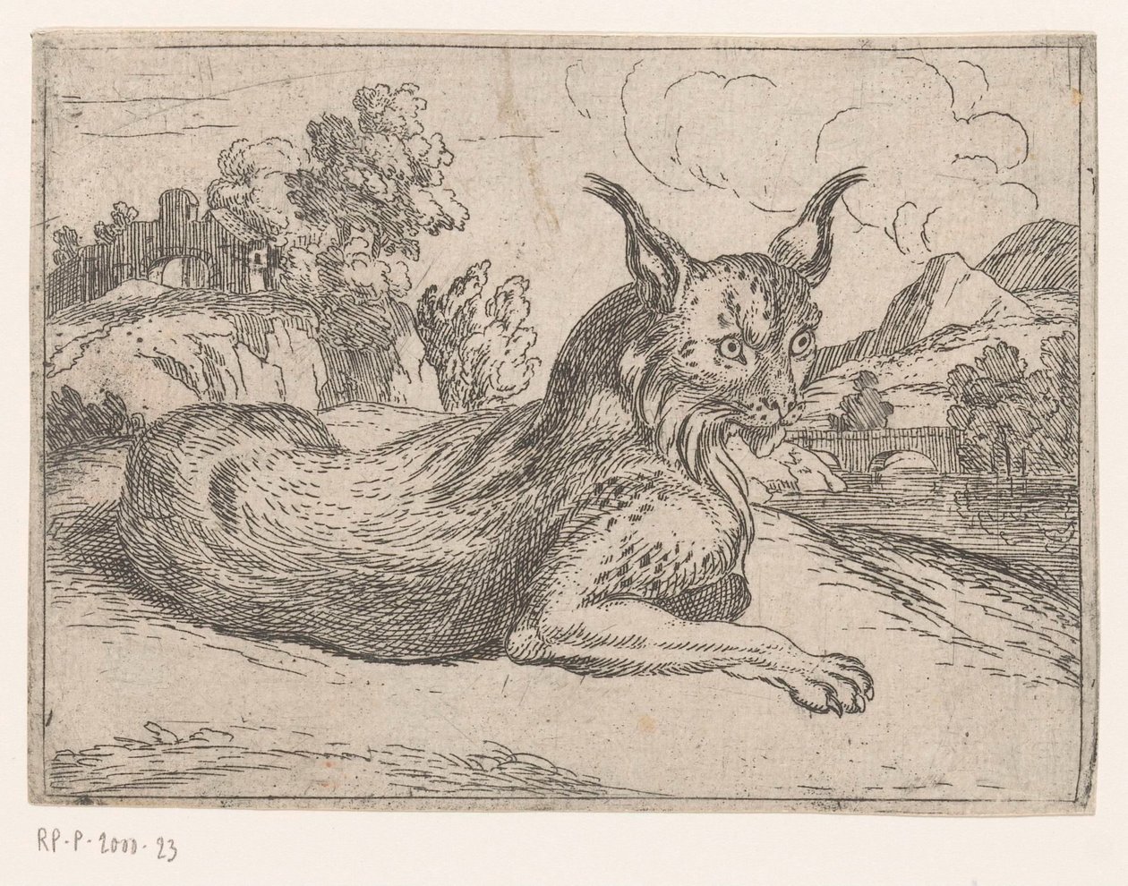 Lynx door Jacques de Fornazeris (attributed to)