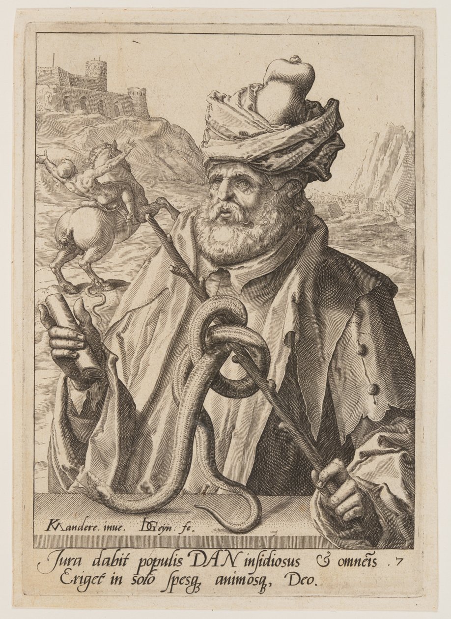 Dan, uit De twaalf zonen van Jacob door Jacques de Gheyn II