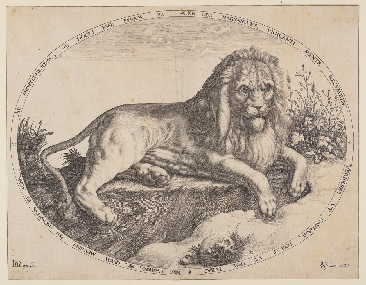 Den Grooten Leeuw (The Great Lion). door Jacques de Gheyn II