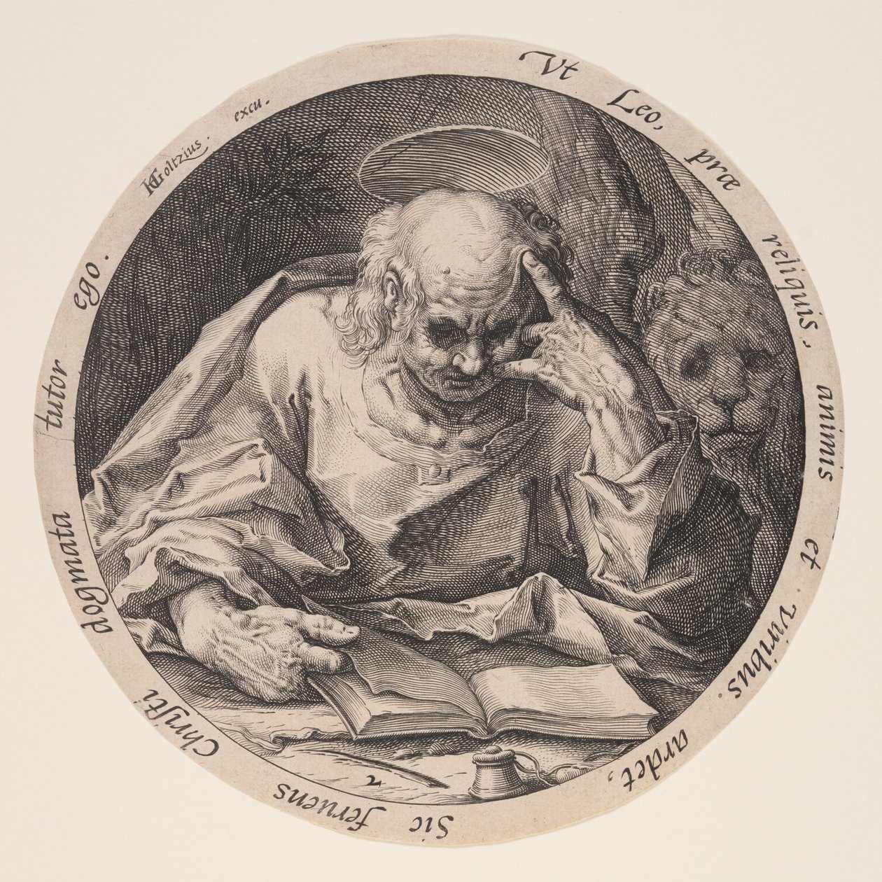 Marcus, uit De evangelisten door Jacques de Gheyn II