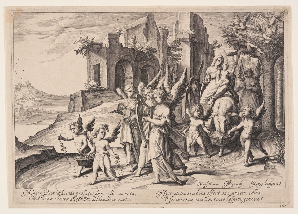 Terugkeer van de Vlucht naar Egypte door Jacques de Gheyn II