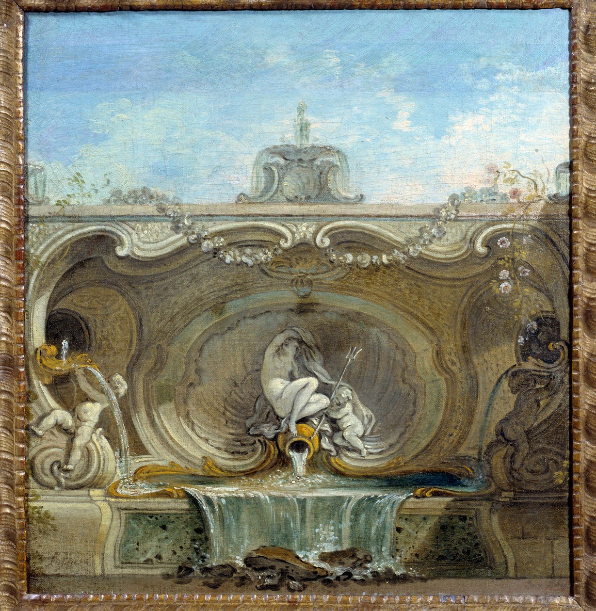 Fonteintuin door Jacques de Lajoüe