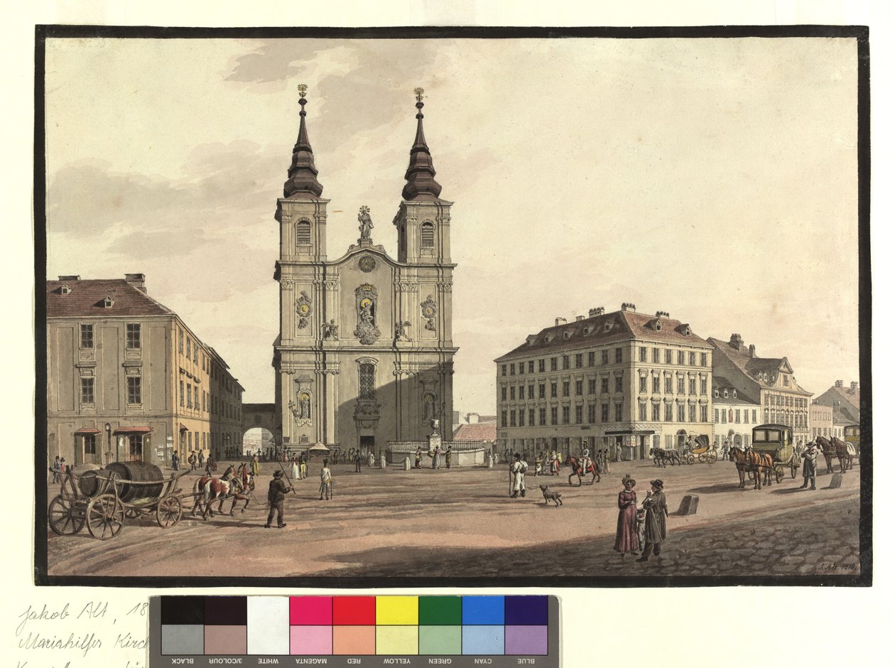 Parochiekerk Mariahilf door Jakob Alt