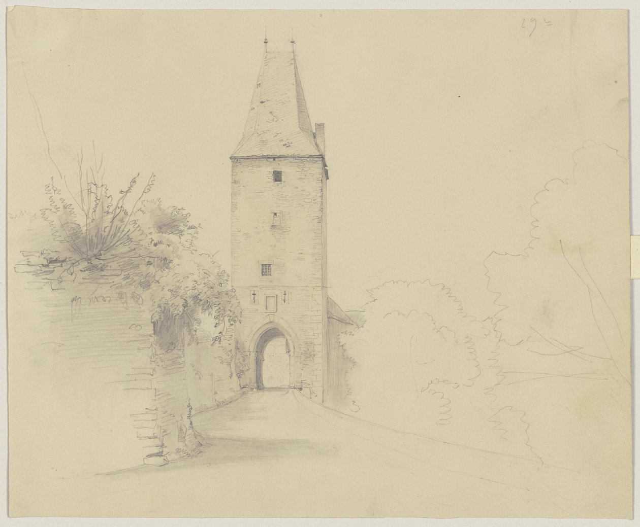Stadspoort door Jakob Becker