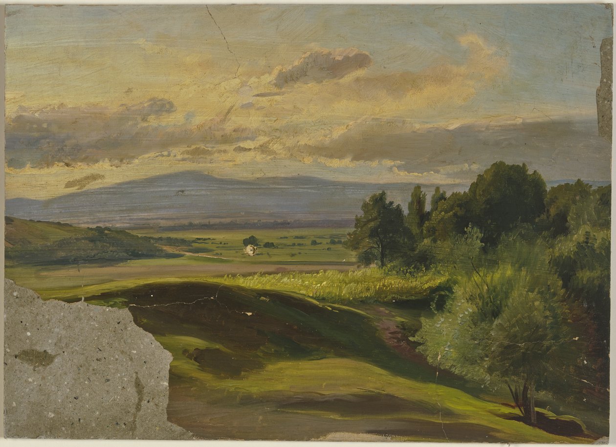 Het landschap van de Taunus door Jakob Becker