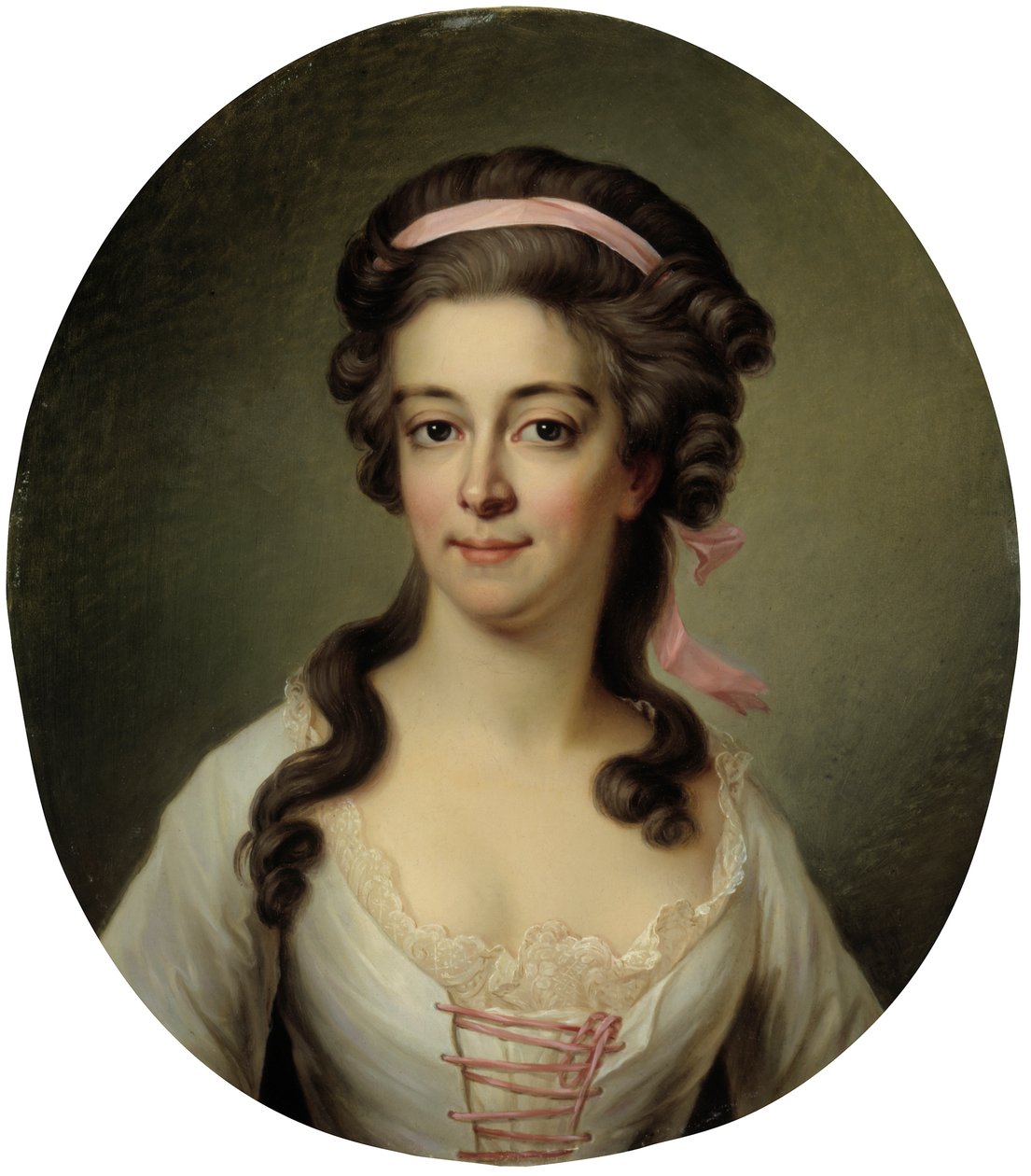Portret van gravin Maria Eleonora Lewenhaupt, née Koskull 1765-1823 door Jakob Björk