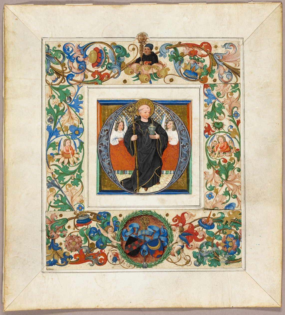 Sint Benedictus, initiaal 