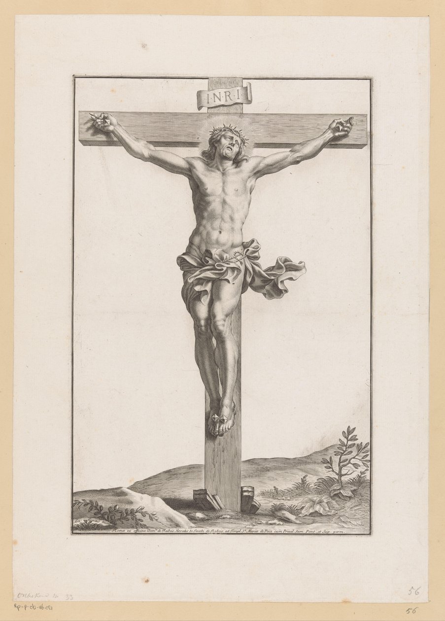 Christus aan het kruis door Jakob Frey (I) (possibly)