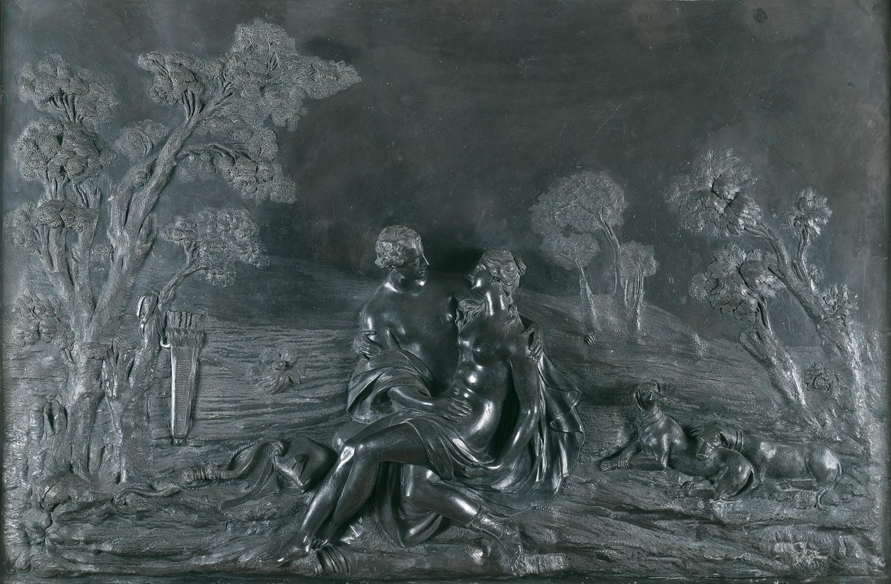 Venus en Adonis door Jakob Gabriel Mollinarolo