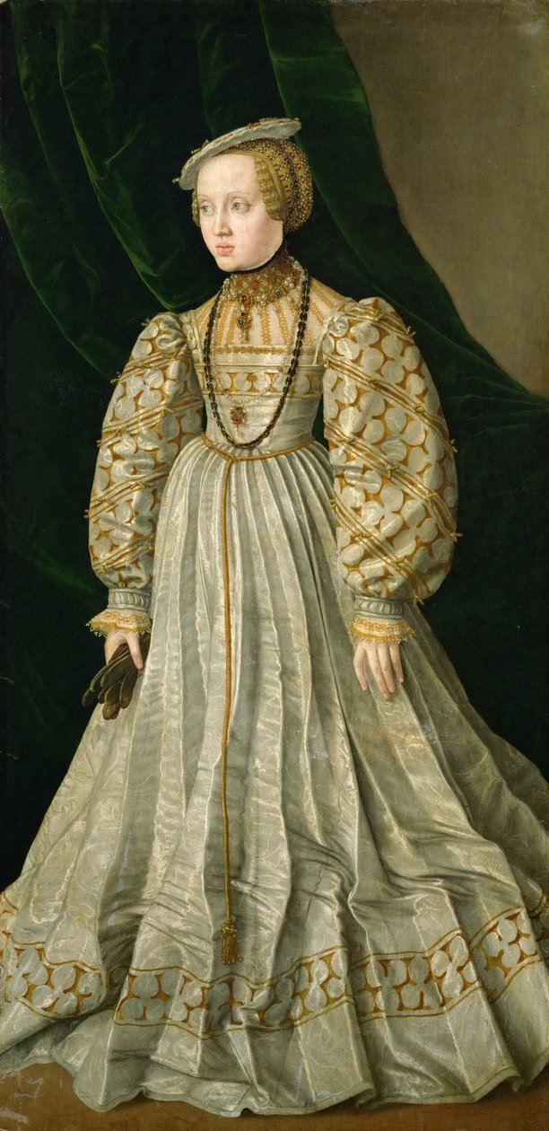 Aartshertogin Anna van Oostenrijk 1528-1590, dochter van keizer Ferdinand I, ca. 1545 door Jakob Seisenegger