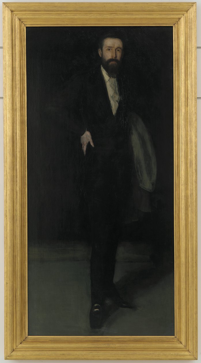 Arrangement in Zwart: Portret van F.R. Leyland, c.1870 door James Abbott McNeill Whistler