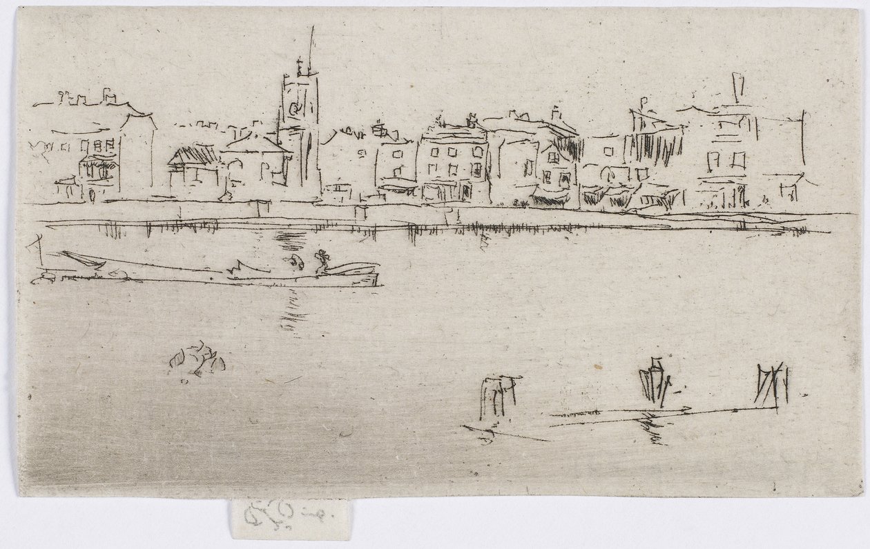 Chelsea (Memorial) 1887 door James Abbott McNeill Whistler