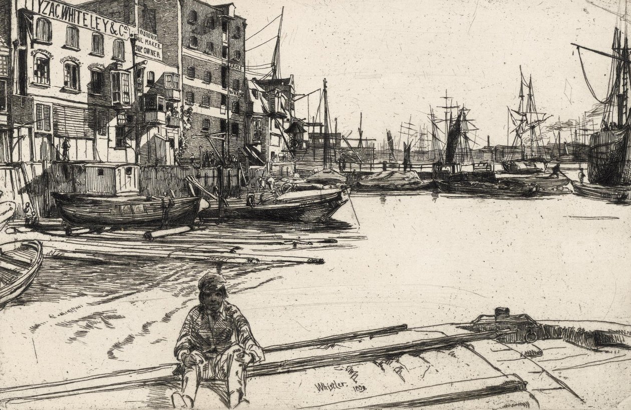 Eagle Wharf door James Abbott McNeill Whistler