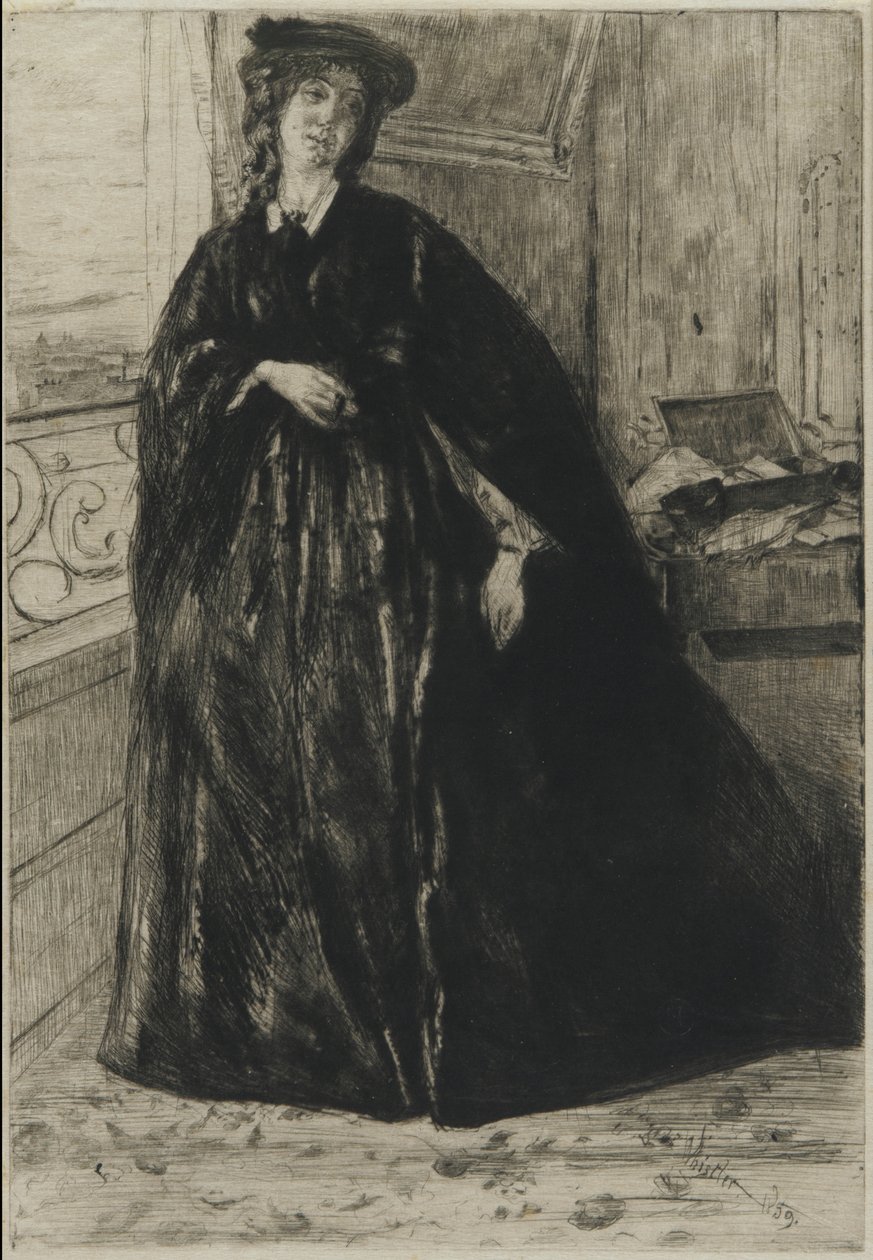 Finette, 1859 door James Abbott McNeill Whistler