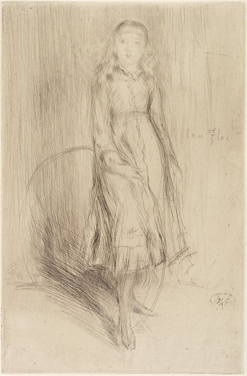 Florence Leyland, 1873 door James Abbott McNeill Whistler