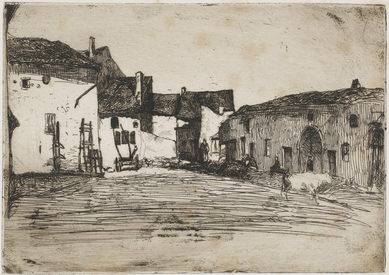 Liverdun, 1858 door James Abbott McNeill Whistler
