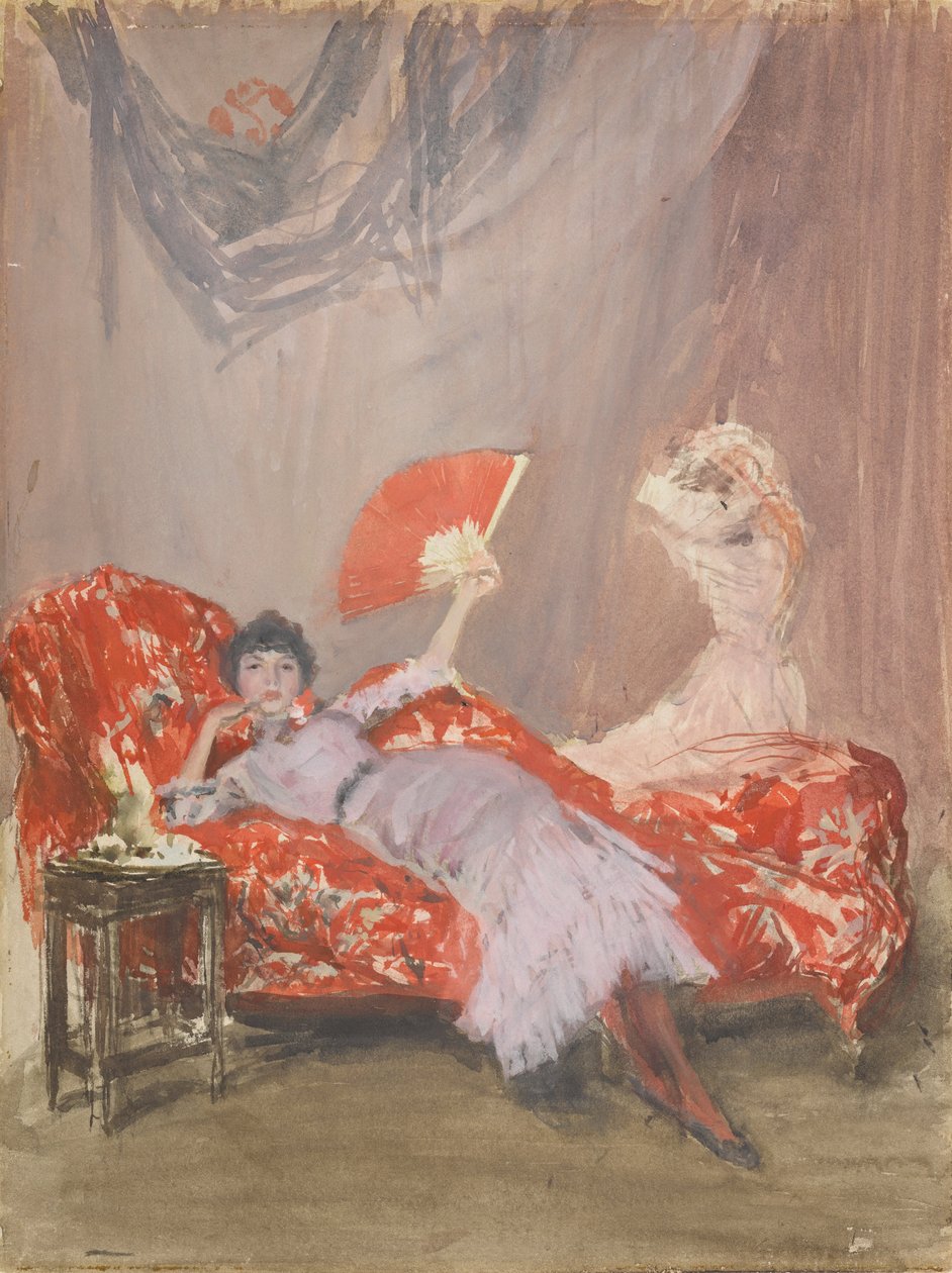Milly Finch door James Abbott McNeill Whistler