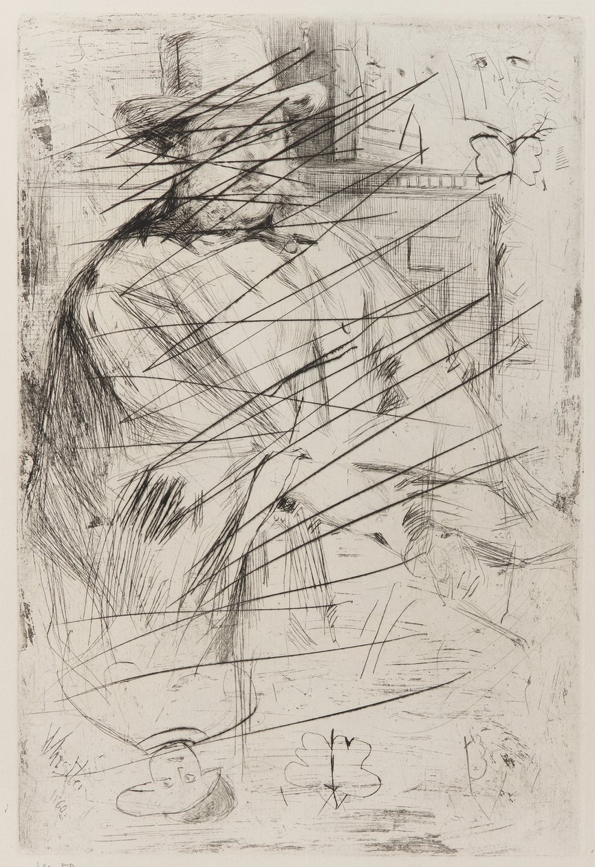 Mr. Mann, 1860 door James Abbott McNeill Whistler