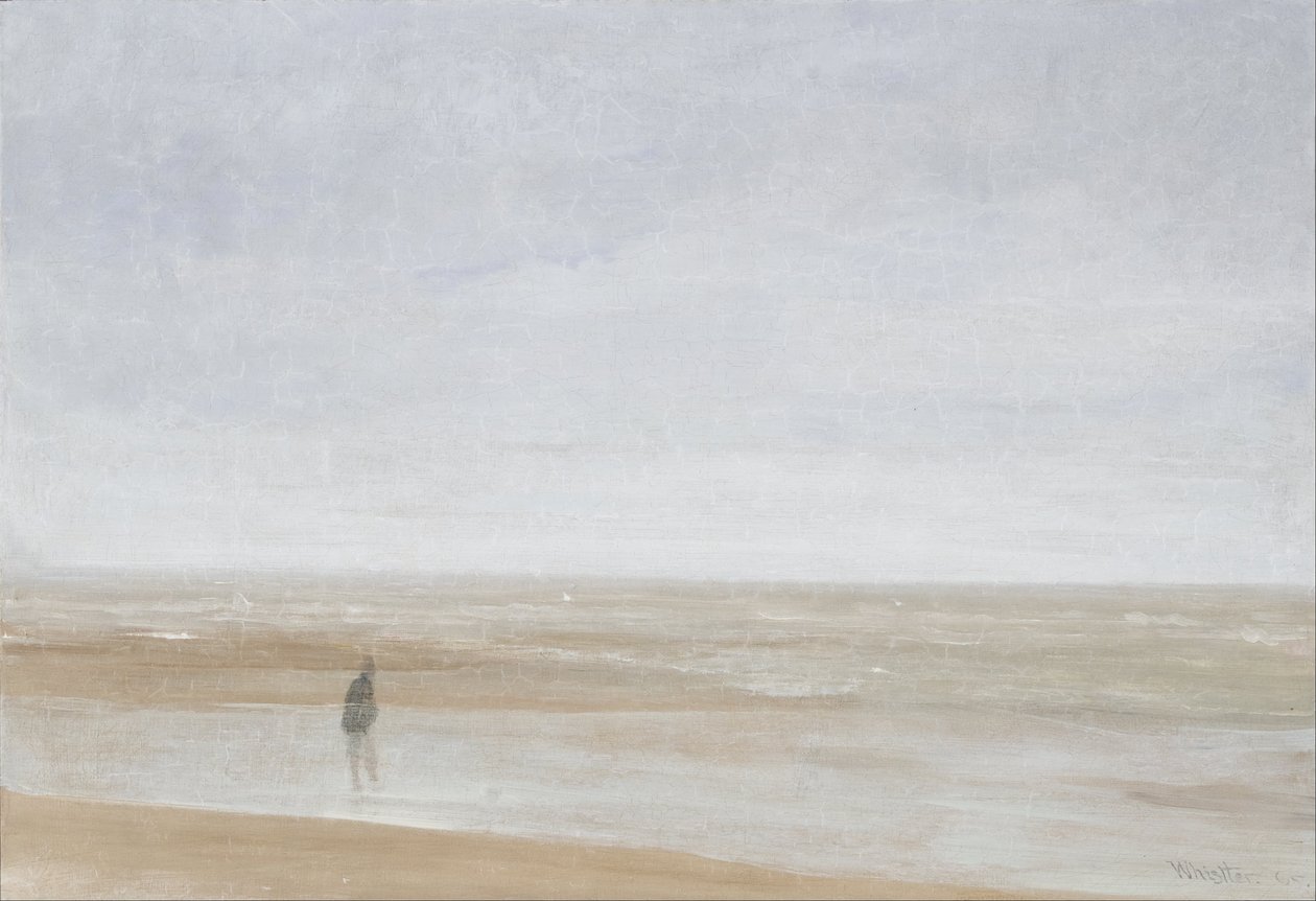 Zee en Regen door James Abbott McNeill Whistler