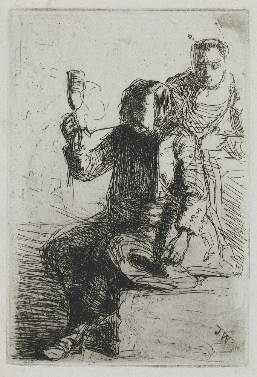 De Nederlander met een Glas, c.1857 door James Abbott McNeill Whistler