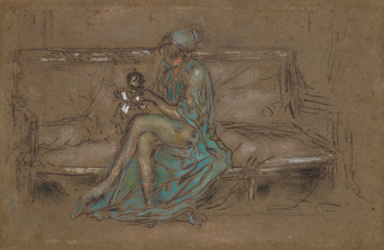 De Groene Pet door James Abbott McNeill Whistler