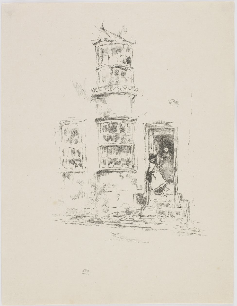 De kleine stappen, Lyme Regis, 1895-96 door James Abbott McNeill Whistler
