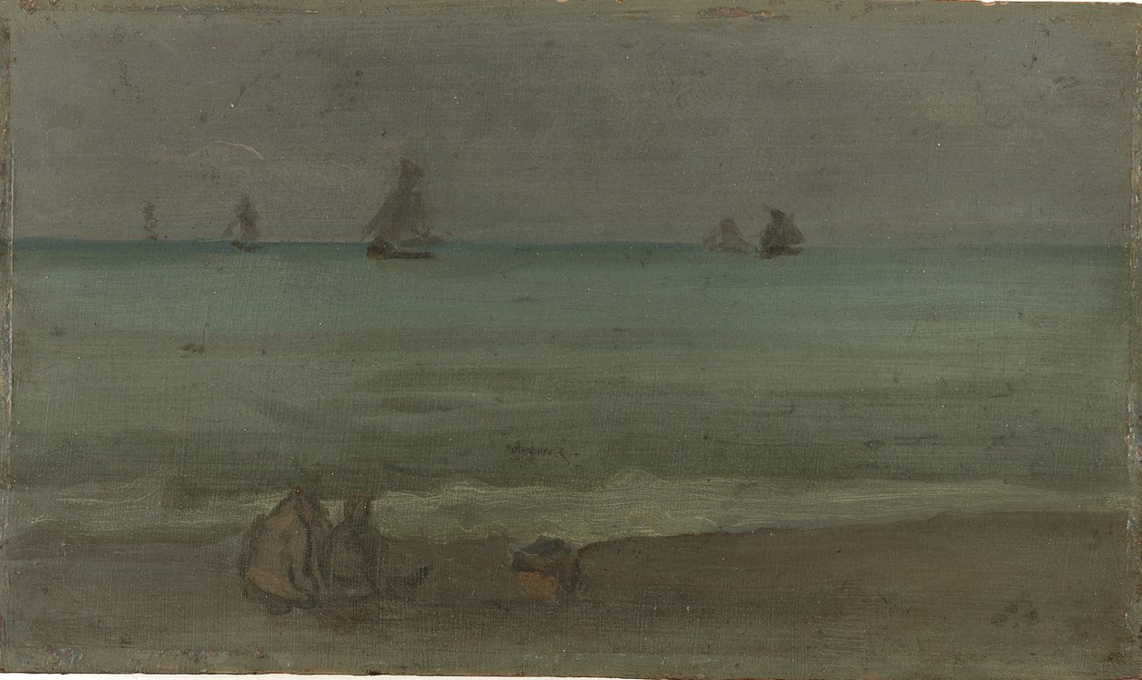 De zomerse zee door James Abbott McNeill Whistler