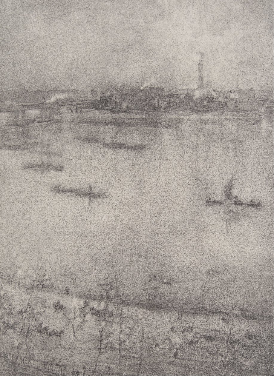 De Theems door James Abbott McNeill Whistler