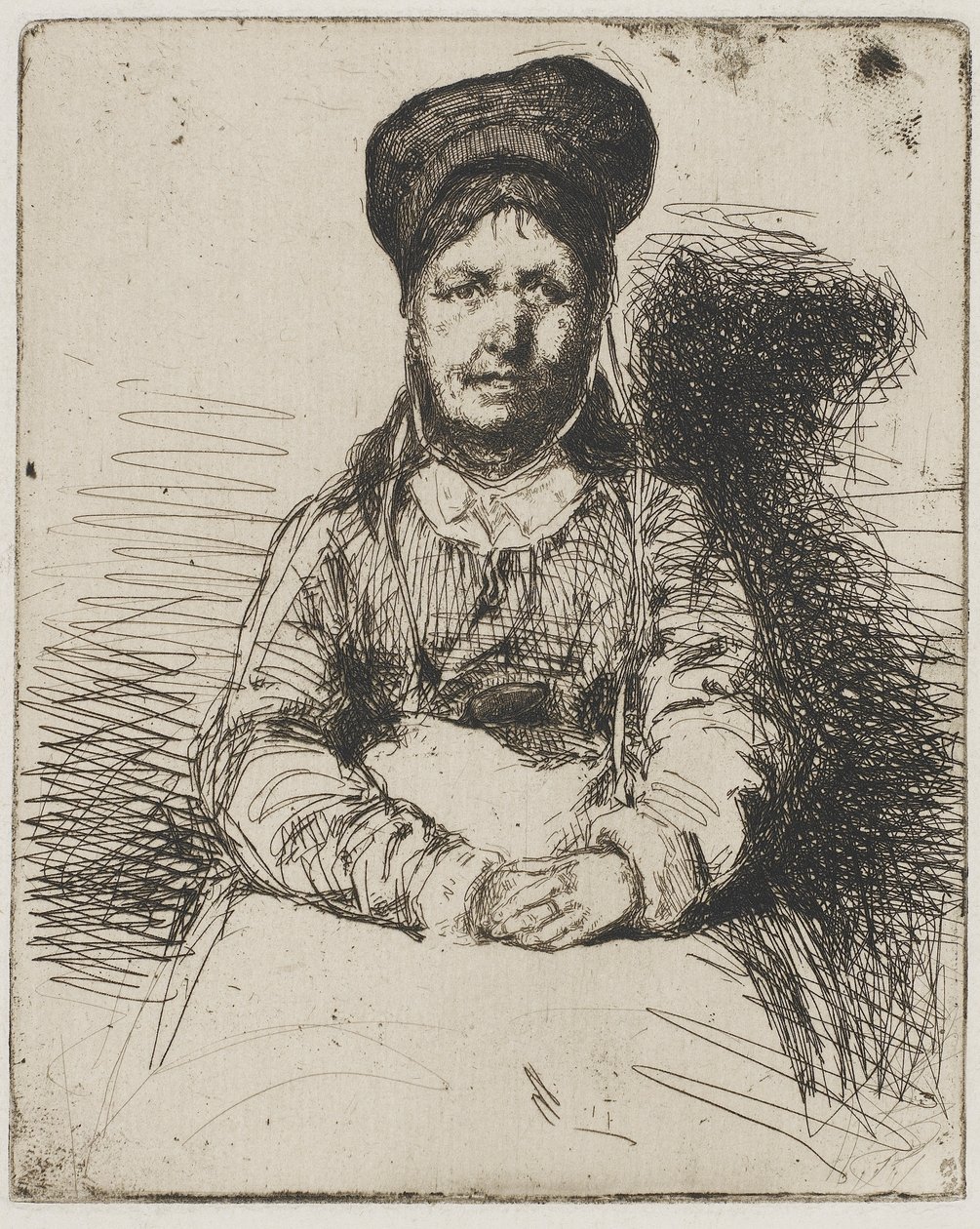 De Tinker, 1858 door James Abbott McNeill Whistler