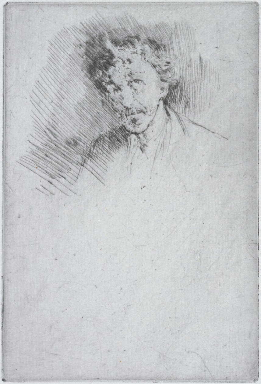Whistler met de Witte Lok, 1879 door James Abbott McNeill Whistler