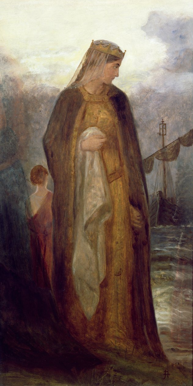 Koningin Guinevere, 1860 door James Archer