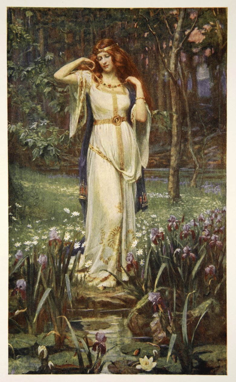 Freyja en de Halsketting, illustratie uit 
