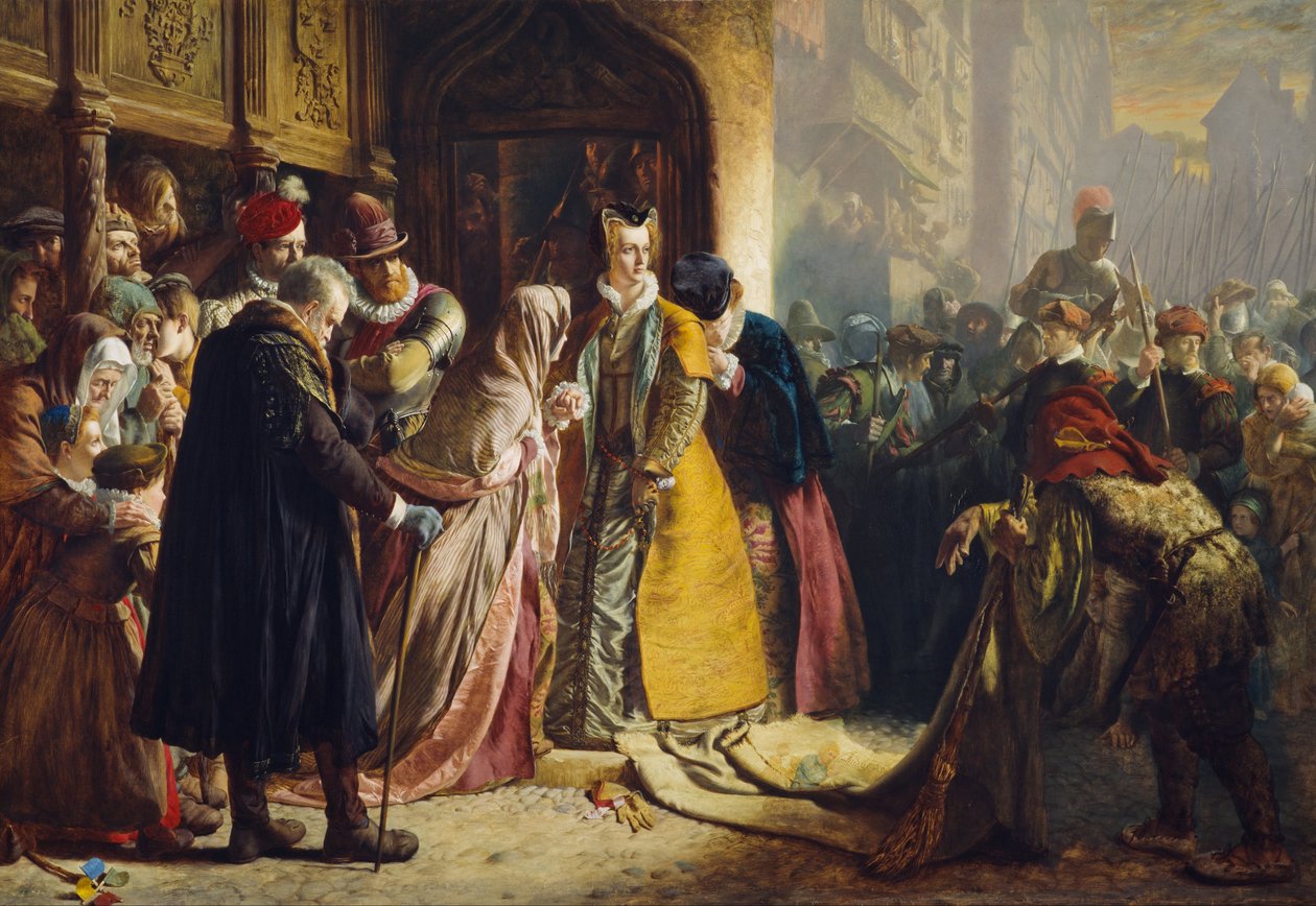 De Terugkeer van Mary Queen of Scots naar Edinburgh door James Drummond