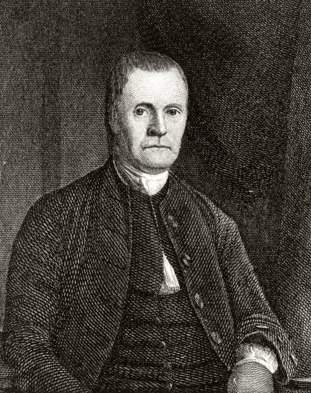 Roger Sherman, gegraveerd door Simeon Smith Jocelyn (1799-1879) door James Earle
