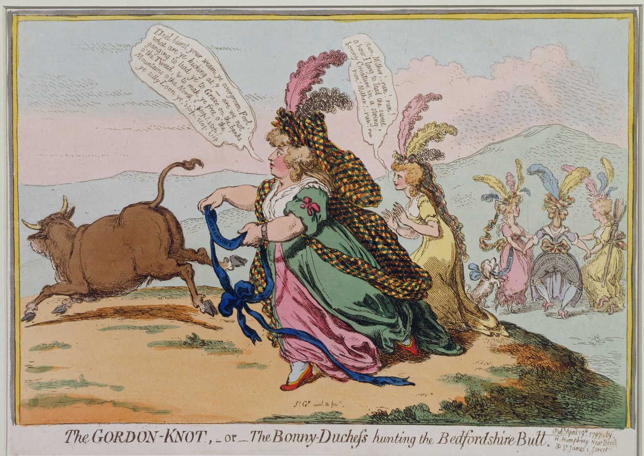 De Gordon-Knoop, of De Bonny Hertogin die de Bedford Stier jaagt ...
