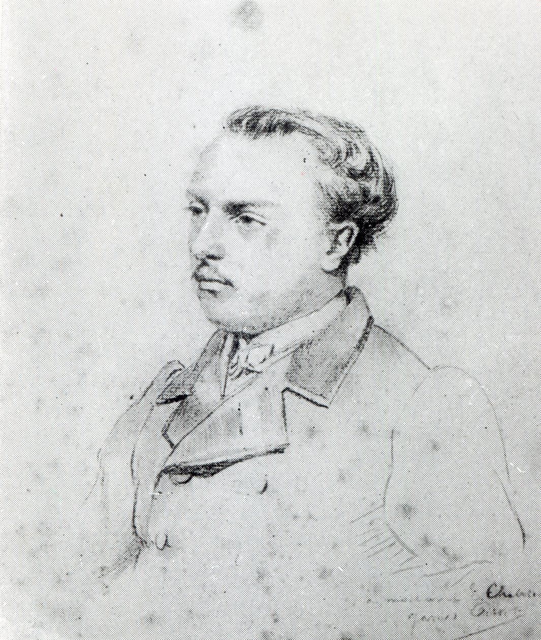 Emmanuel Chabrier op 20-jarige leeftijd door James Jacques Joseph Tissot