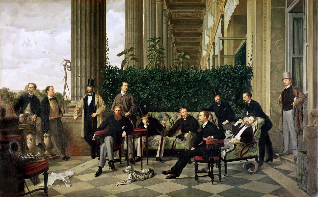 De Cirkel van de Rue Royale, Parijs, 1868 door James Jacques Joseph Tissot