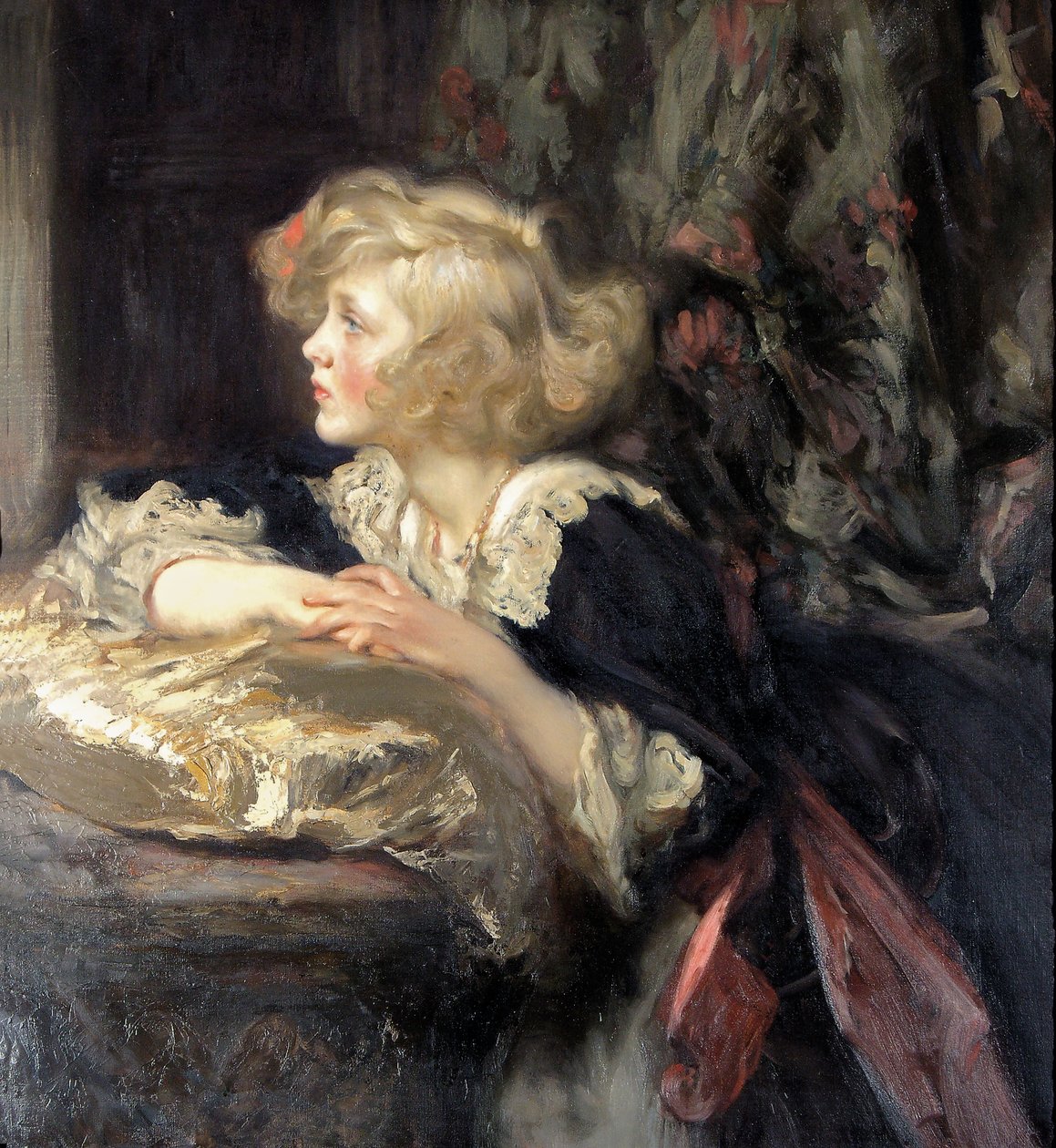 Diana Manners, later vrouw van Duff Cooper, 1e Burggraaf Norwich, 1919 door James Jebusa Shannon