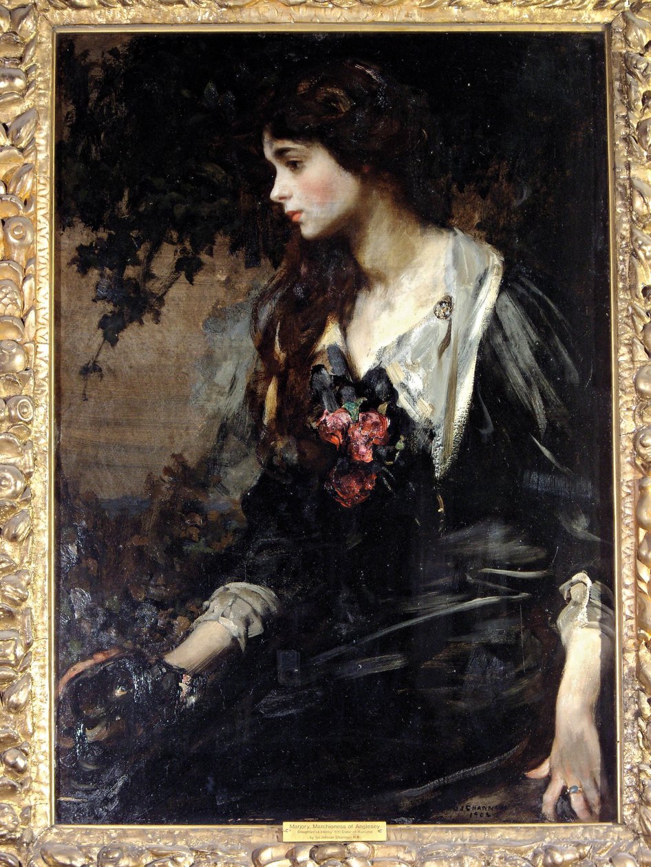 Marjorie, Markiezin van Anglesey, 1906 door James Jebusa Shannon